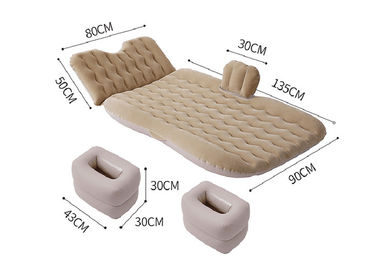 قطعة واحدة نفخ سيارة السرير PVC / يتدفقون المواد 135 * 85 * 45CM المزود