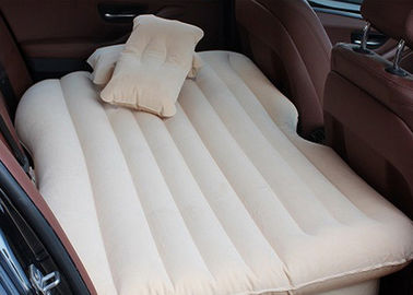 اللون الرمادي 135 * 85 * 45CM نفخ سيارة سرير PVC قابلة للطي الهواء السرير المواد المزود